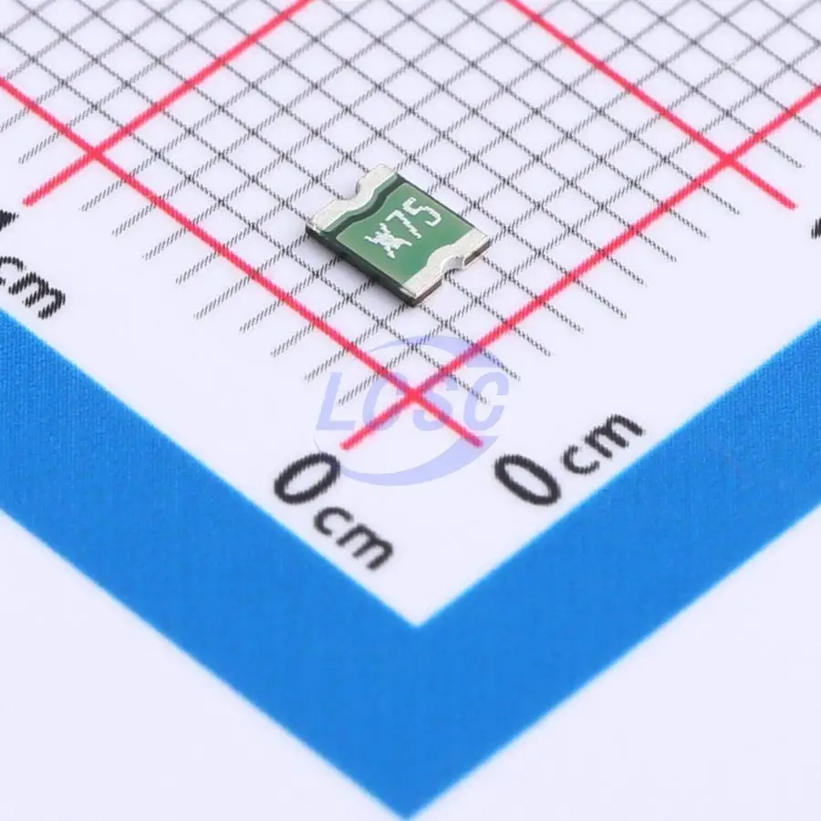 20-100Pcs/Original MICROSMD075F-2 Mark Code 75 Polymeric PTC Resettable Fuse 6V 750mA Ih SMD 1210 3225 Metric Concave