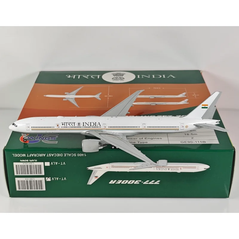 

JC Wings литье под давлением масштаб 1/400 Индия специальный самолет B777-300ER VT-ALV модель самолета коллекция украшений из сплава