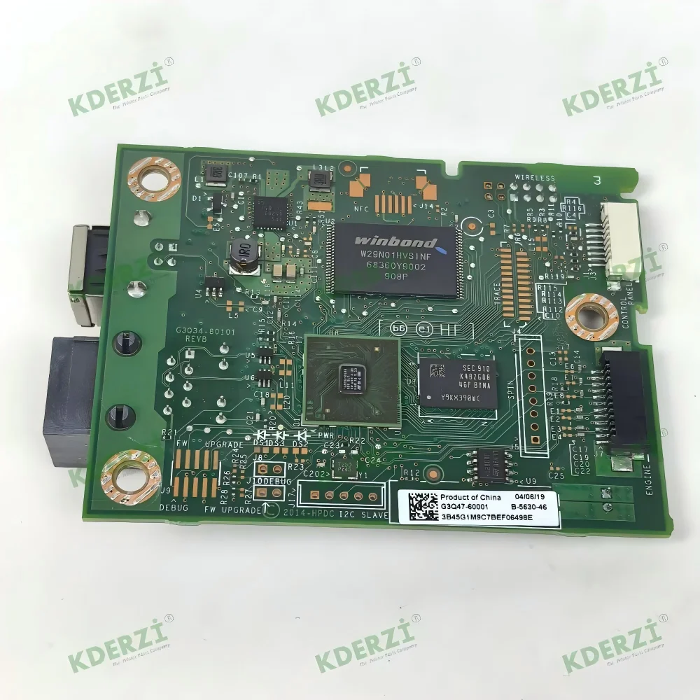 Placa pca do formatador G3Q47-60001 para hp laserjet pro m203 m203dn m203n m203dw série impressora peças de reposição placa lógica principal