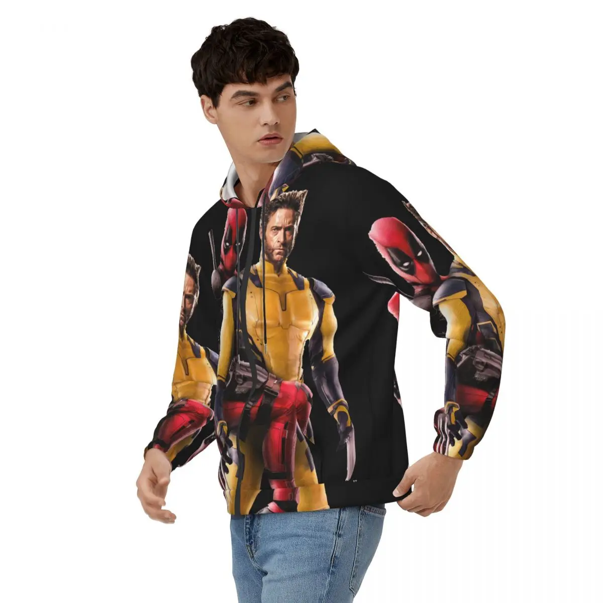 Popular Movies Men Hoodie Deadpool & Wolverine Clothing  Vintage Hoodies New Arrival