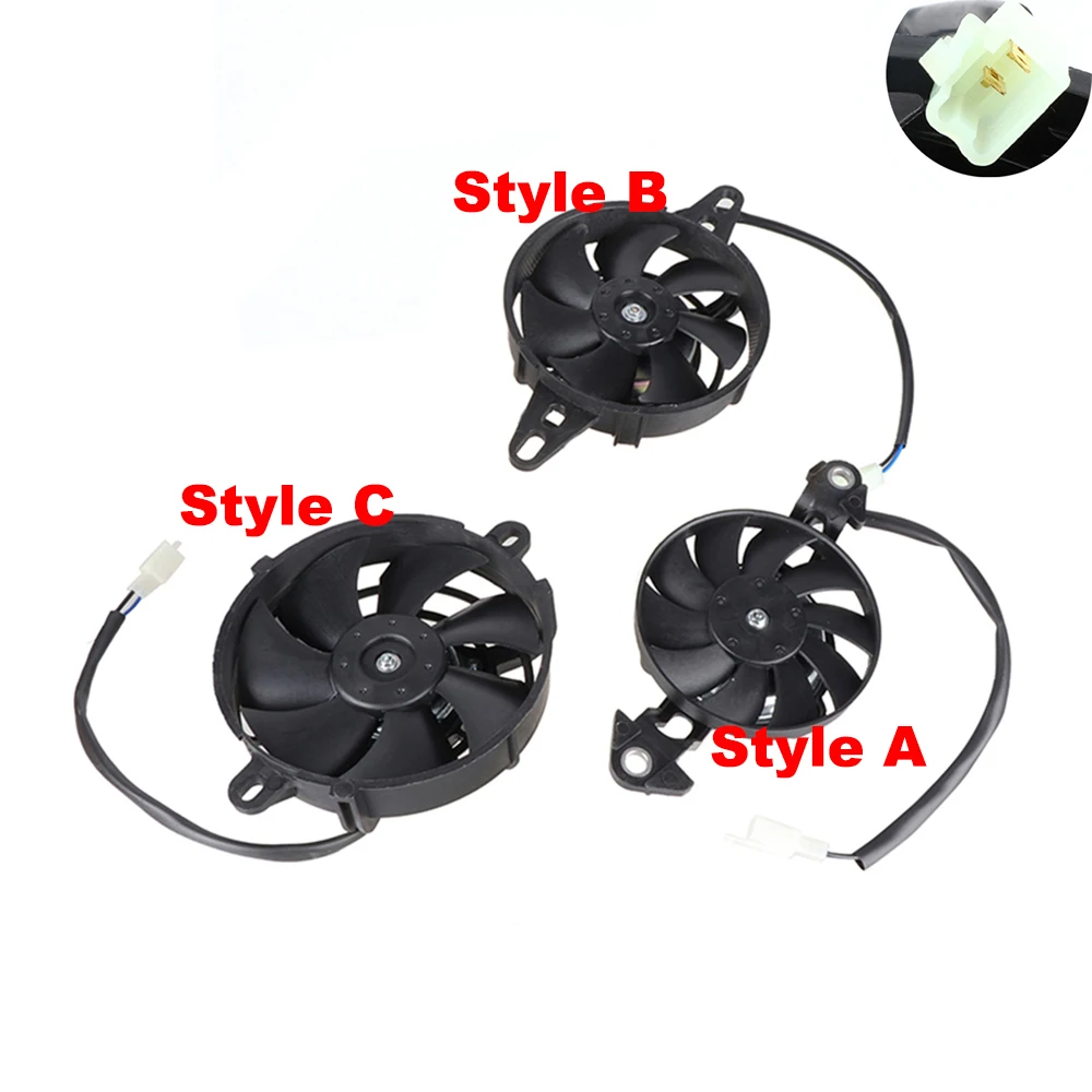 Ventilador de refrigeración para motocicleta, radiador eléctrico de aceite para motor, 12V, para Honda, Yamaha, Suzuki, KTM, Kawasaki, ATV, accesorios de Motocross