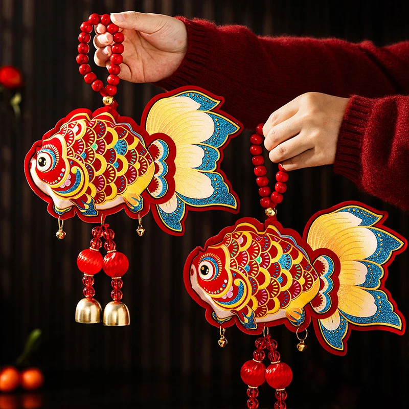 

The Year Of Horse Mascot Hanging Ornament Good Fortune Chinese New Year Pendants Best Wishes Spring Festival Party Decor