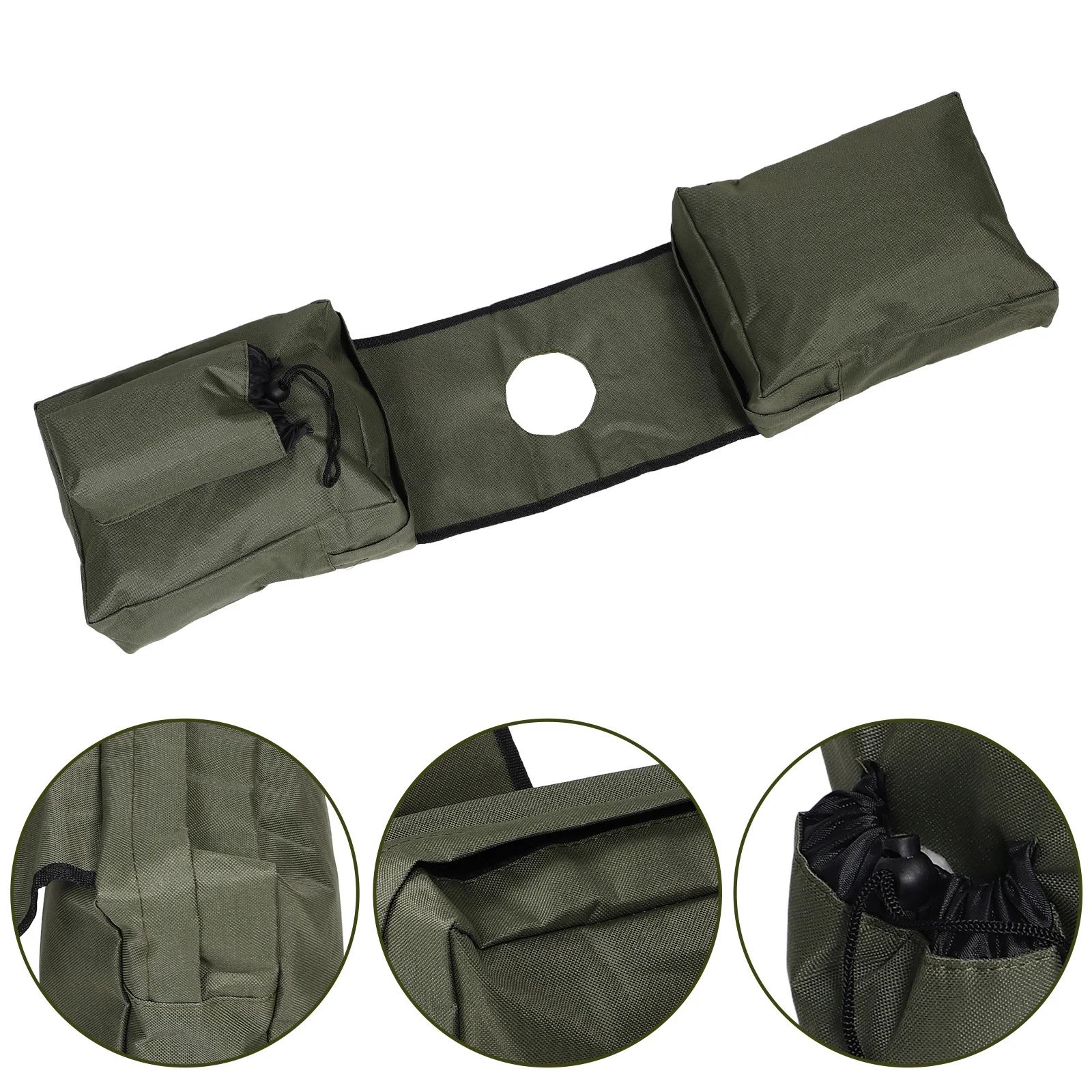 

Oxford Fabric Motorcycle Saddlebag Dual Pocket Waterproof Rear Seat Storage Bag for Motorcycles Dirt Bikes Atvs Utvs Snowmobiles
