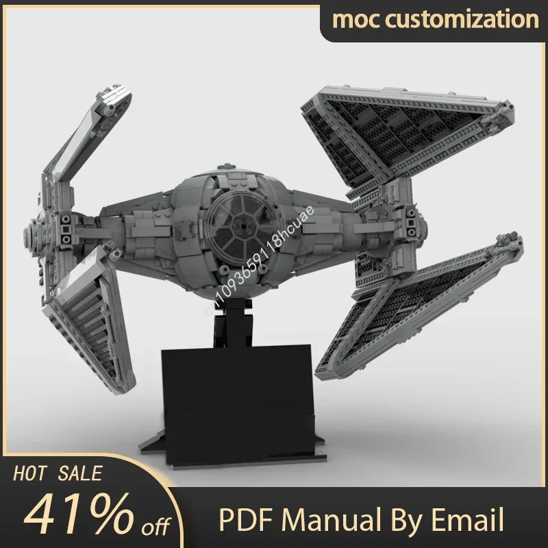 

2060 шт. Moc-75382 Star Battle UCS TIE Interceptor модель строительные блоки кирпичи Diy творческая сборка развивающие игрушки подарок для детей