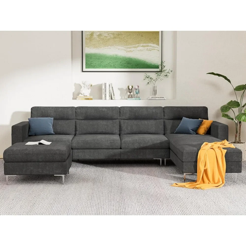 U-förmiges modulares Sofa, modulare Sofagarnitur