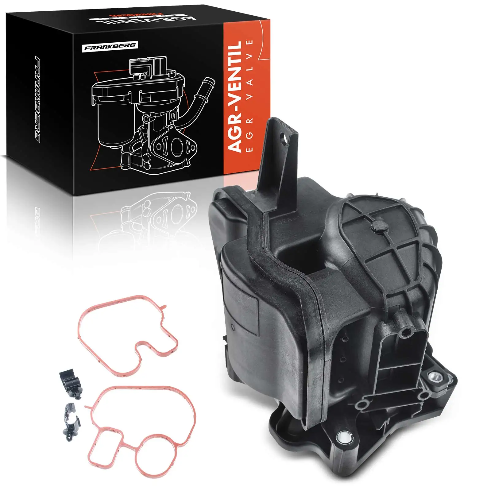 Frankberg 1x AGR Klep Uitlaatgasrecirculatieklep voor Alfa Romeo 159 Brera Giulietta Mito Spider Fiat Opel Saab 851123 55573044