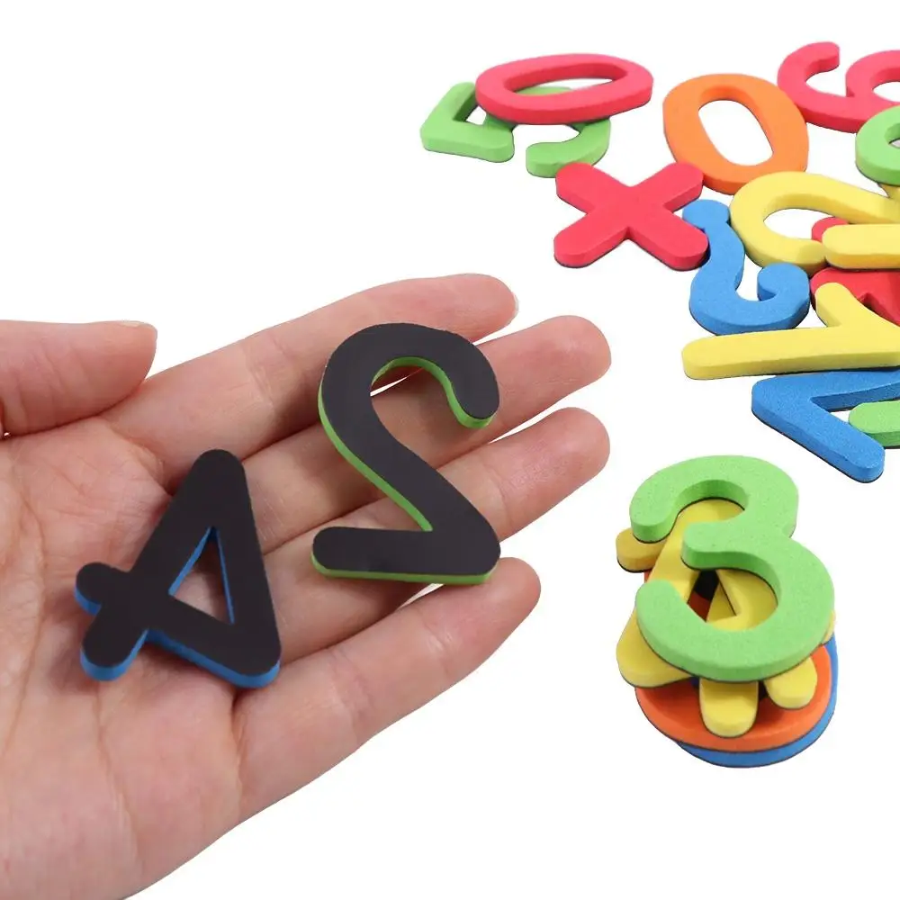 24pcs Magnetic Alphabet Letters EVA Magnetic Letter Sticker Soft EVA Foam Magnetic Letter Refrigerator Sticker Washable Letter