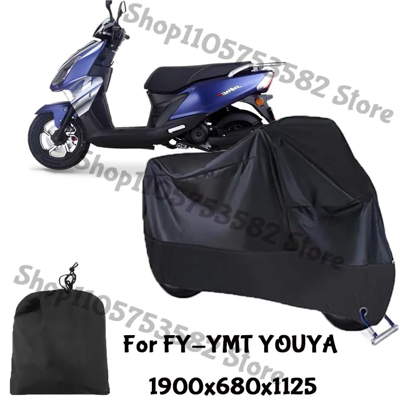 Motorcycle Full Covers For FY-YMT YOUYA Car Outdoors Sun Protection Dust No Ear Thickened Oxford Clothcover Accessories