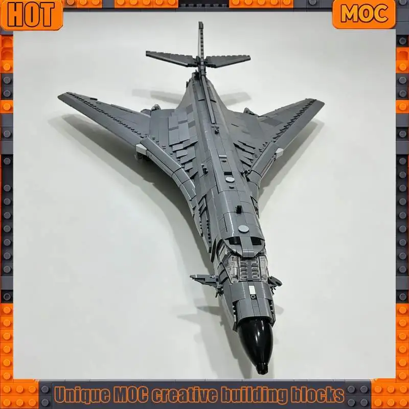 5510 PCS Custom Building Blocks Grey Supersonic Jet Aircraft Model DIY Assembly Creative Educational Gifts Collectible Display