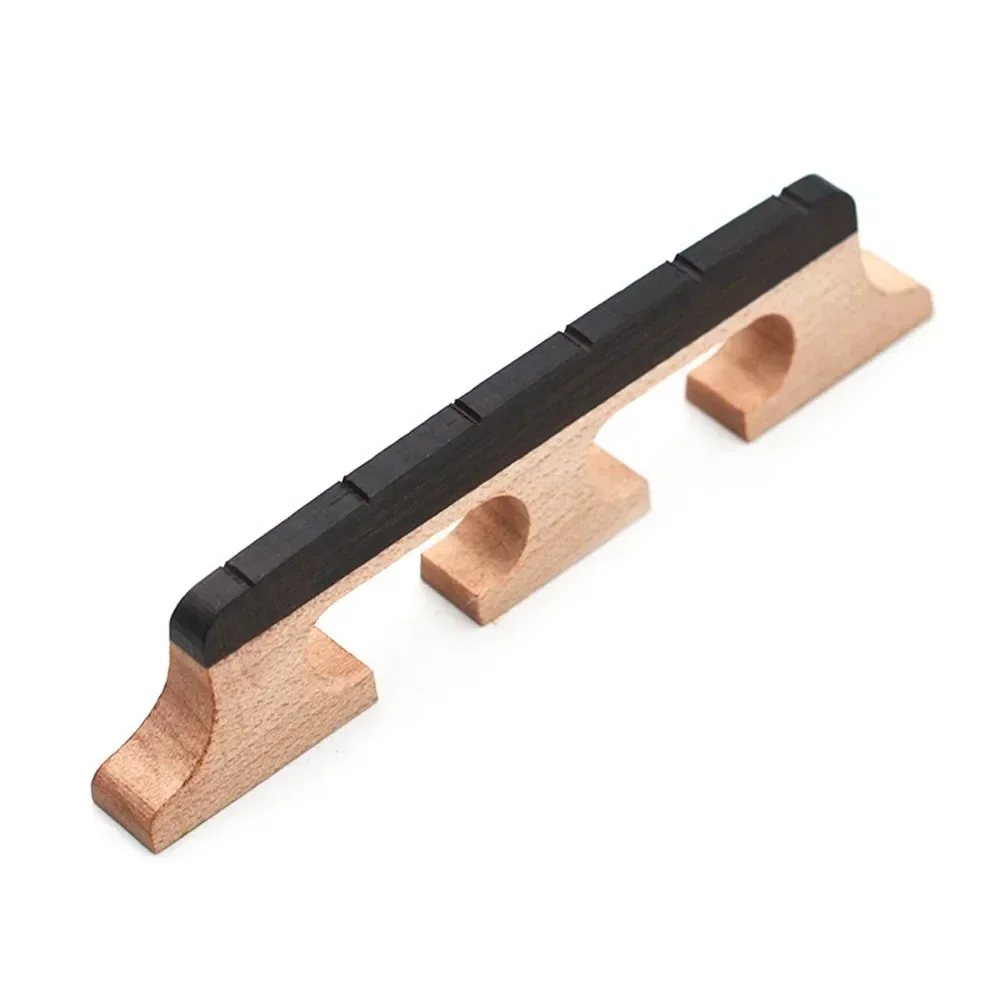 1 pz acero ed ebano 3 piedi Banjo Bridge per 4 5 6 corde Banjos parti di ricambio erhu tool Banjo Bridge Parts accessori