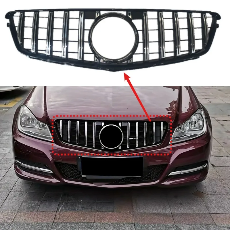 

Для 2007-14 для Mercedes-Benz C-Class W204, модификация переднего бампера, замена в стиле GT, элегантный автомобильный аксессуар