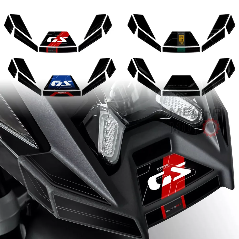 Para BMW R1300GS Adventure 2025 R 1300 GS Adv 2024-Kit de adesivos 3D de proteção adesiva frontal