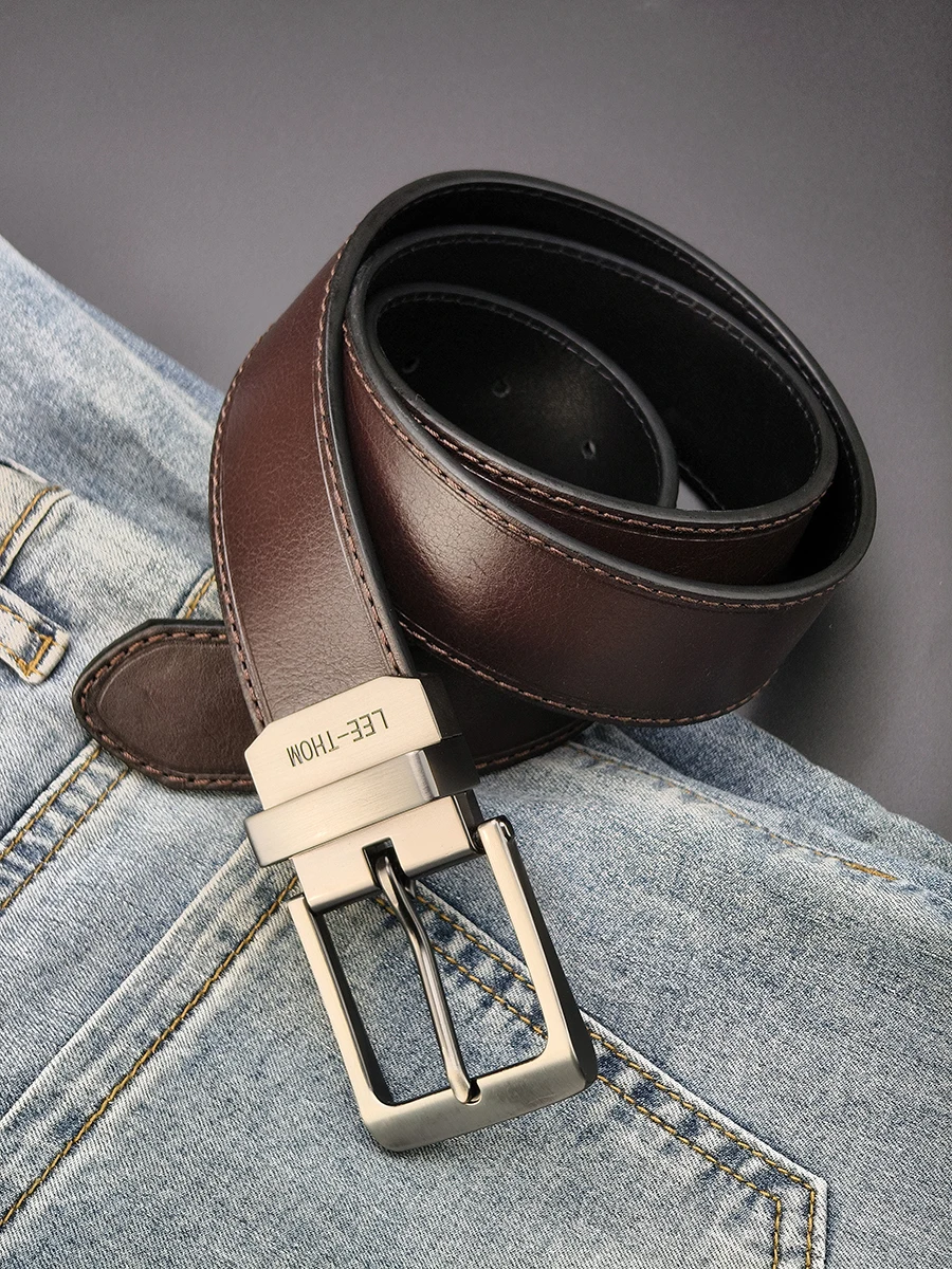 double-sided-thom-belt-men's-buckle-38-wide-head-top-layer-cowhide-fashionable-versatile-jeans-casual-pants-alloy-buckle