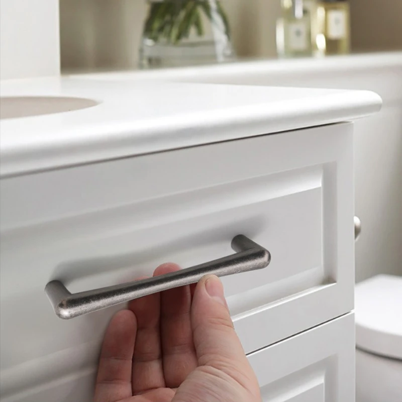 

Nordic Vintage Furniture Handles Antique Bronze/Silver Handles for Wardrobe and Drawer Kitchen Cabinet Handles Cabinet Pulls