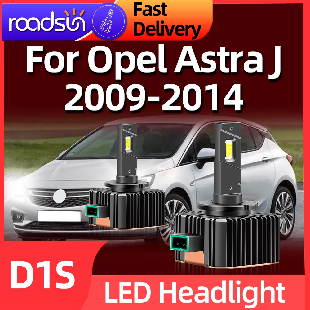 

Roadsun 30000LM D1S Car Led Headlight Low Beam to Replace HID Xenon Bulbs For Opel Astra J 2009 2010 2011 2012 2013 2014