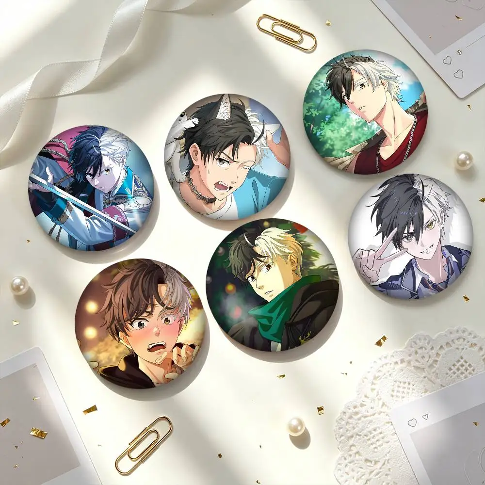 H-Haruka S-Sakura WIND BREAKER  25 32 44 58 75mm Badges Personalized Round Brooches Pins Accessory Gift