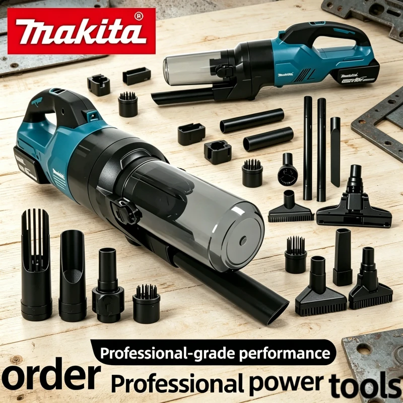 

Makita 18V Battery for Household, Industrial Construction Cleaning Efficient Multifunctional Portable Electric Vacuum Cleaner