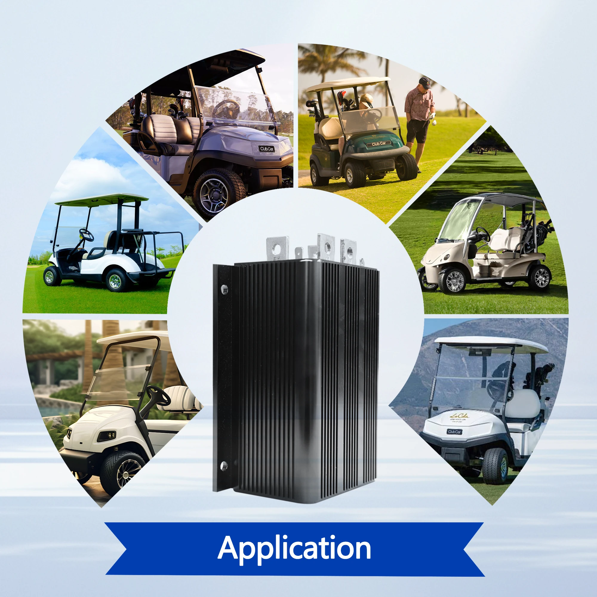 1204-027 Контроллер двигателя постоянного тока 36 В 275 А 20972G1 для Curtis EZGO Marathon 1979-1994 гг.