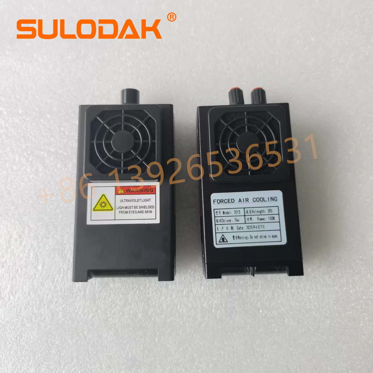 F3515 Air Cooling UV LED Curing System 395nm UV Ink Varnish Curing Lamp Segment Control LED Ultraviolet Lamp Flatbed Printer