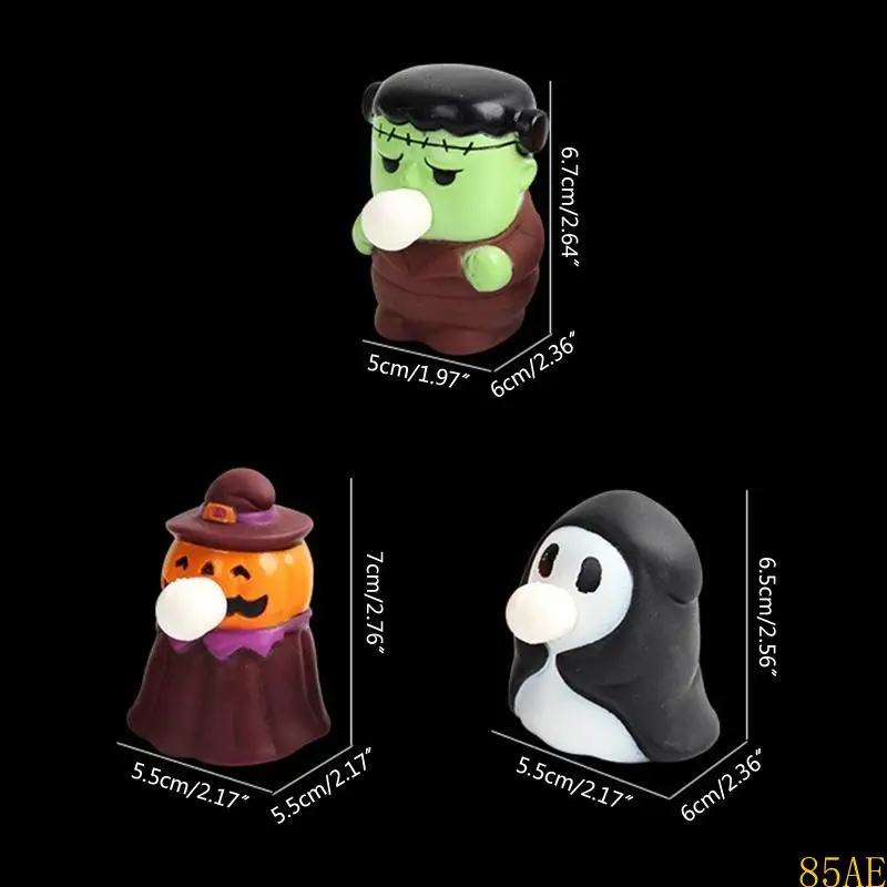 85ae Halloween Squeeze Toy For Kids Stress Balls Zombie Pumpkin