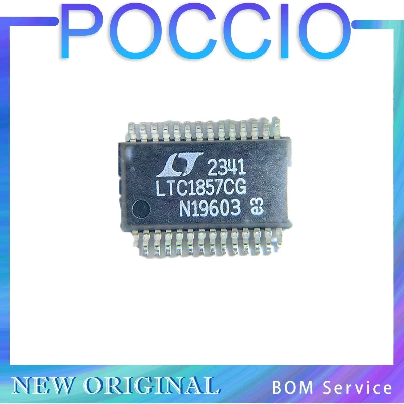 LTC1857CG LTC1857IG LTC1857 - 8-Channel, 14-Bit, 100ksps SoftSpan A/D Converters with Shutdown