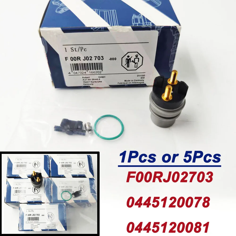 

High Quality F00RJ02703 F 00R J02 703 ForB osch Rail Injector Solenoid Distributor Repair Kit 0445120078 0445120081 0445120083