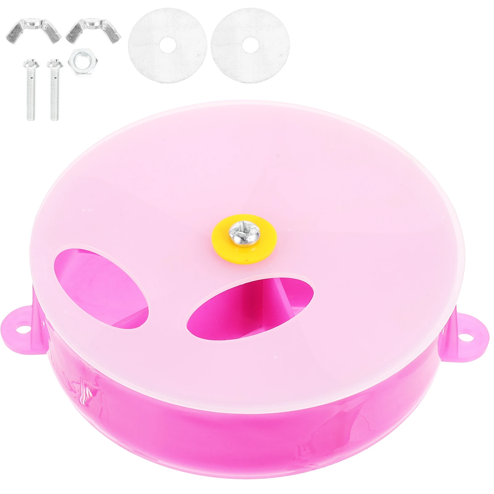 

Parrot Foraging Toy Bird Feeder Chew Wheel Cake Toys Spinning Feeders Pet Puzzle Safe Material Mini Macaw Cockatiel