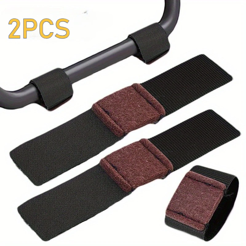 2PCS Office Chair Leg Felt Pads Covers Non-Slip Hook Loop Fasteners For Chairs Iron Pipe Table Foot Holder Protection Cover