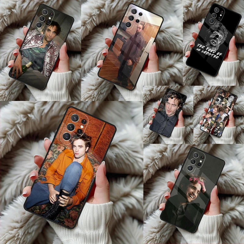 Robert Pattinson Standing Phone Case For Samsung Galaxy S24 S25 S26 Ultra S22 S23 Plus S21 S20 FE Note10 TPU Cover