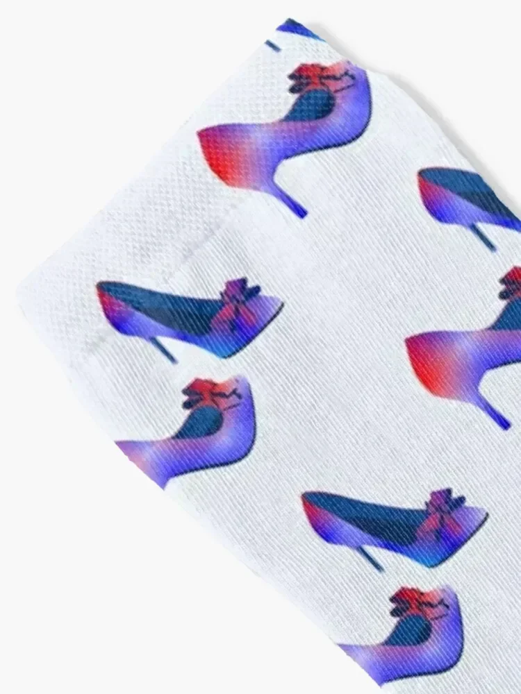 Pretty Shoes with Bow Socks Non-slip heated basketball christmass gift Socks Girl Men's