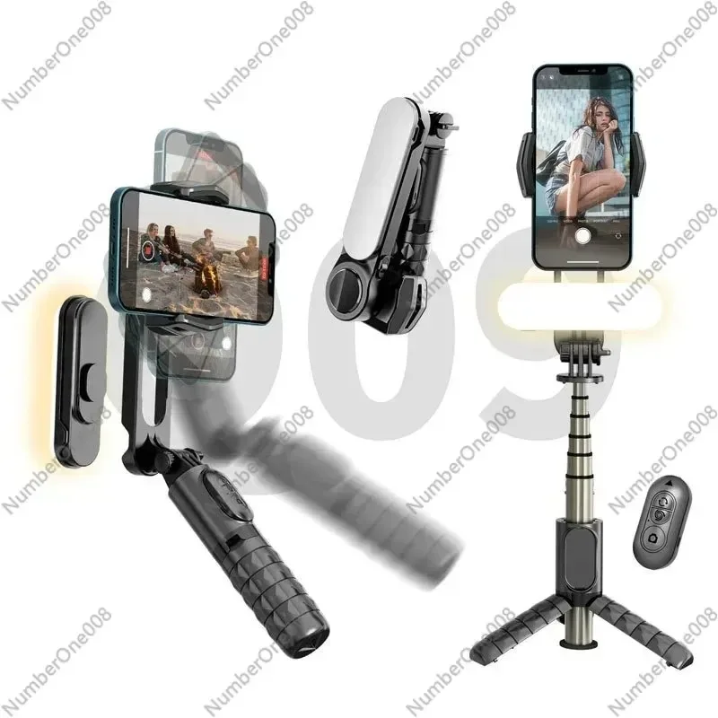 

Q09 Handheld PTZ Stabilizer Bluetooth Selfie Stick Anti-shake Single Axis Stabilizer Live Mobile Phone Holder Desktop NCC