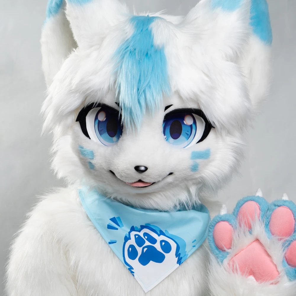 ‌Fursuit Bandana Furry Accessory  Triangle Scarf Triangle Neck Wrap  Adjustable