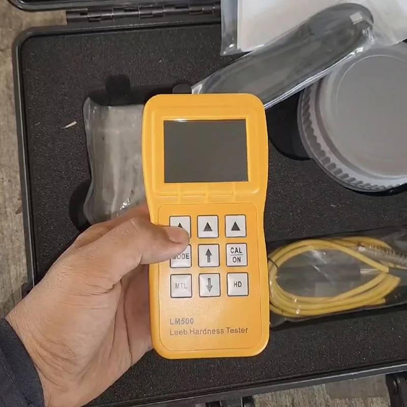 LM500 Leeb Hardness Tester Three Different Hardnessstandard Simultaneously  Displays the Maximal Error, Maximum Value