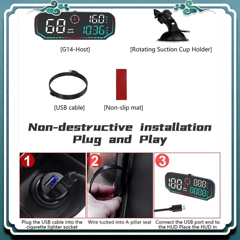 ABTU-G14 Car Head U… - image