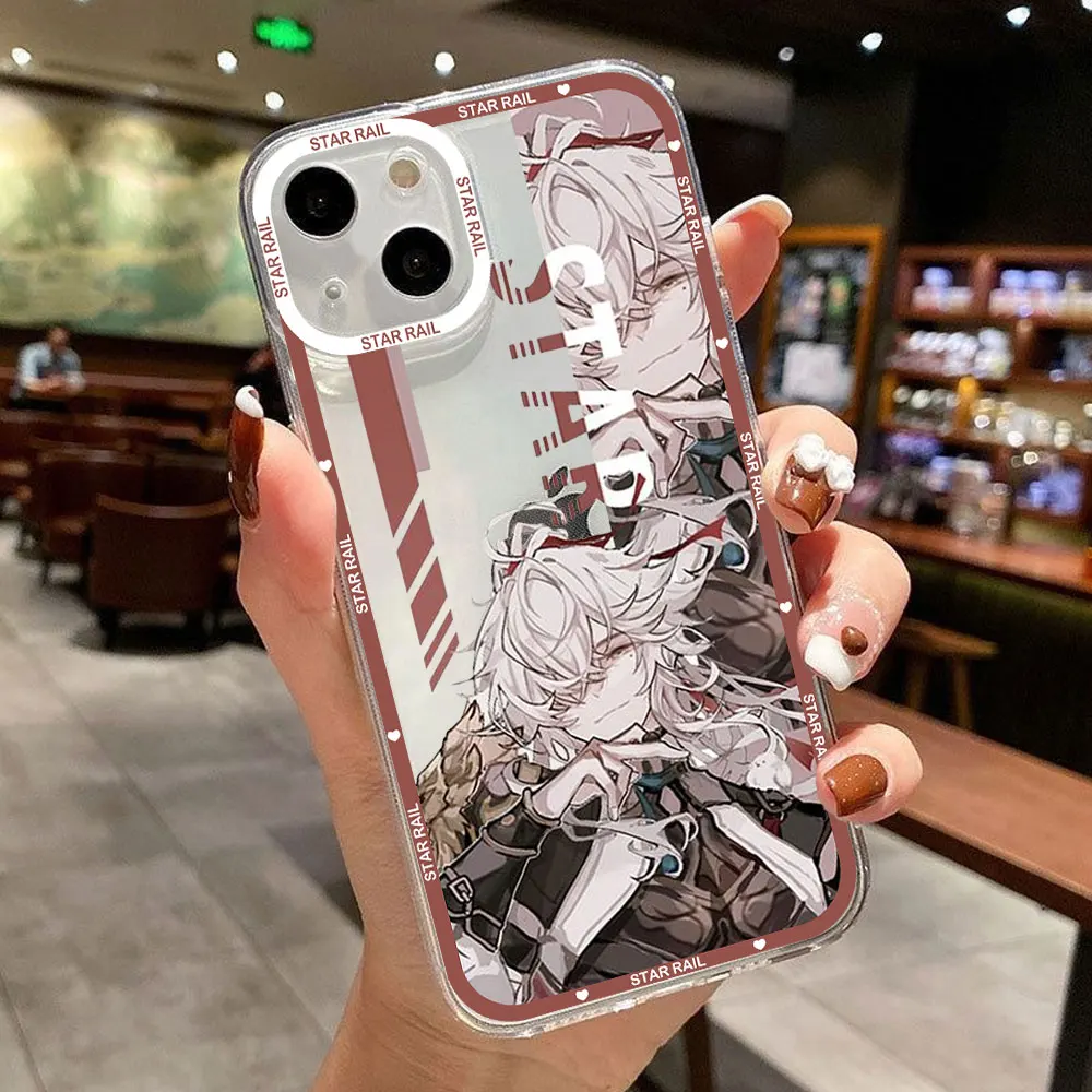 Honkai Star Rail Blade Jing Yuan Phone Case for IPhone 13 12 Pro MAX 11 X XS Max XR SE20 14 8 7 Plus Clear Soft TPU Cover Fundas