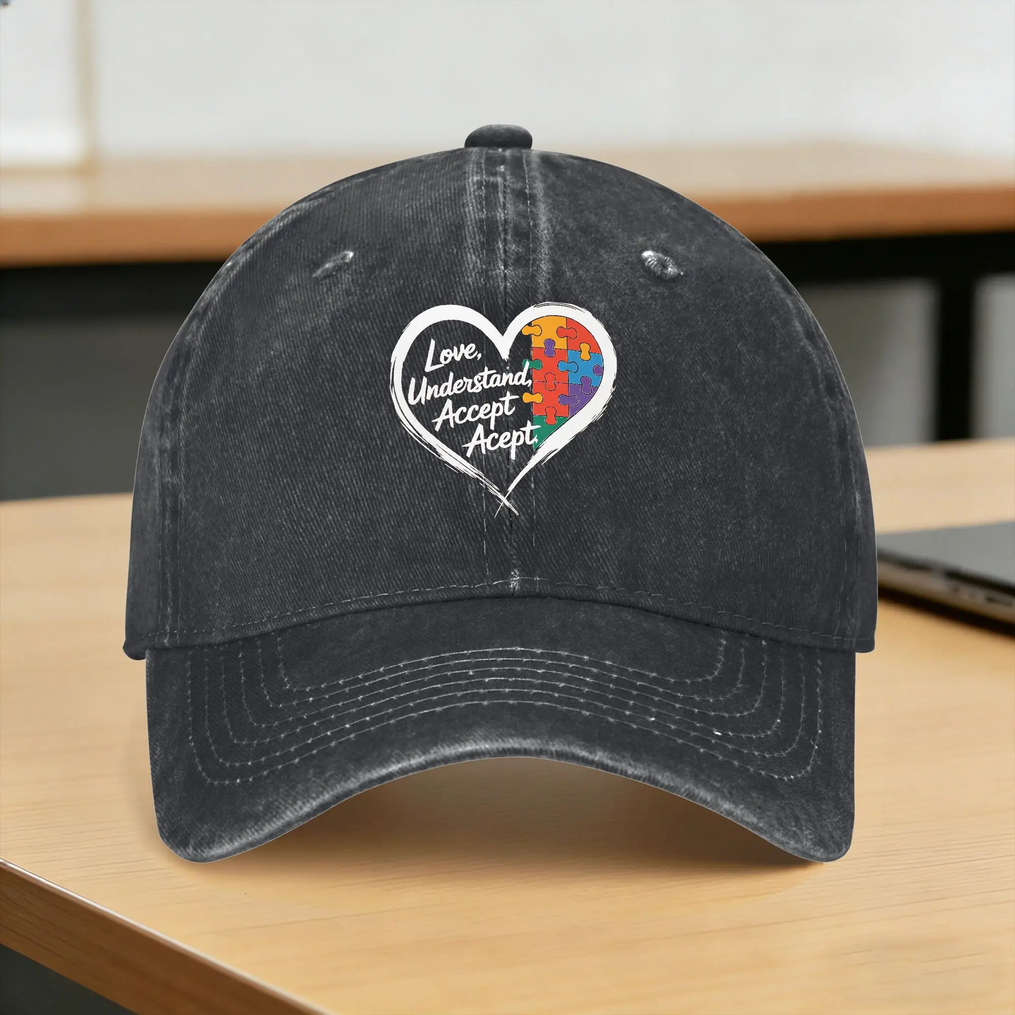 Baseball Cap Autism Awareness  Blue Autism  Summer Fashion Hip Hop Hats  Men Women  Tennis Skate Sun Visor Baseball Caps
