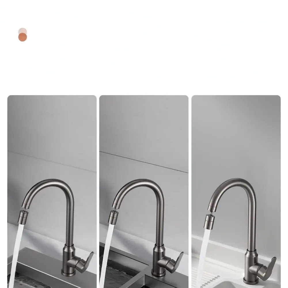 Kitchen Basin Faucet For For Jiurong Copper Hot Cold Mixer Tap Modern Swivel Spout Anti Splash Washer Cabinet Sink Hardware