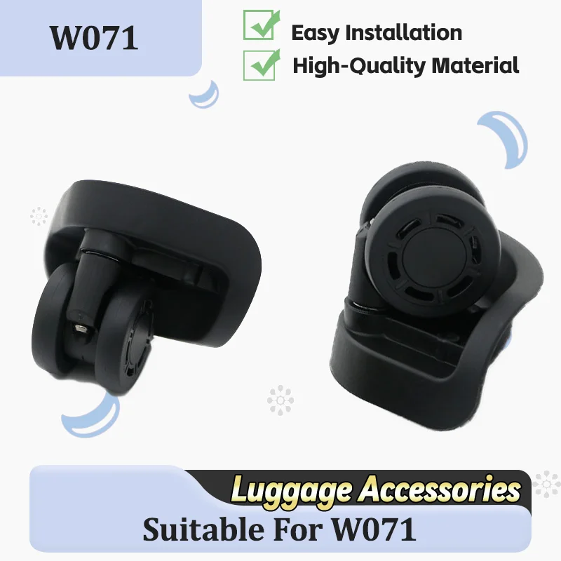 

For W071 Professional Luggage Wheel Repair Kit - Durable 360° Swivel Castors + Tool-Free Installation