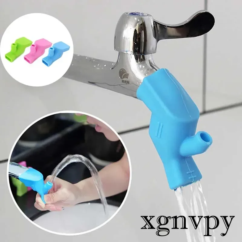 xgnvpy Three Color Soft Silicone Faucet Extender Tap Accessory Filter Portable Travel Hygiene Kitchen Bathroom Gadget Tool