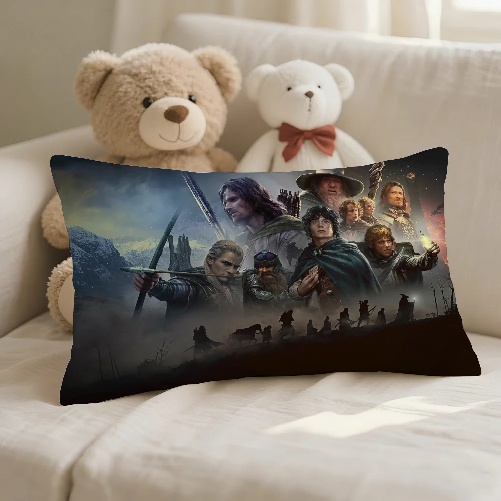 غطاء وسادة لفيلم L-Lord of the R-Rings مناسب للأريكة وغرفة النوم وسادة السيارة وسادة خلفية مستطيلة