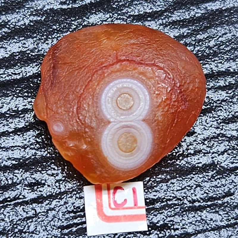 Natural Red Agate Eye Stone Energy Crystal Healing Witchcraft Chakra Stone Spiritual Energy Gift Home Decoration