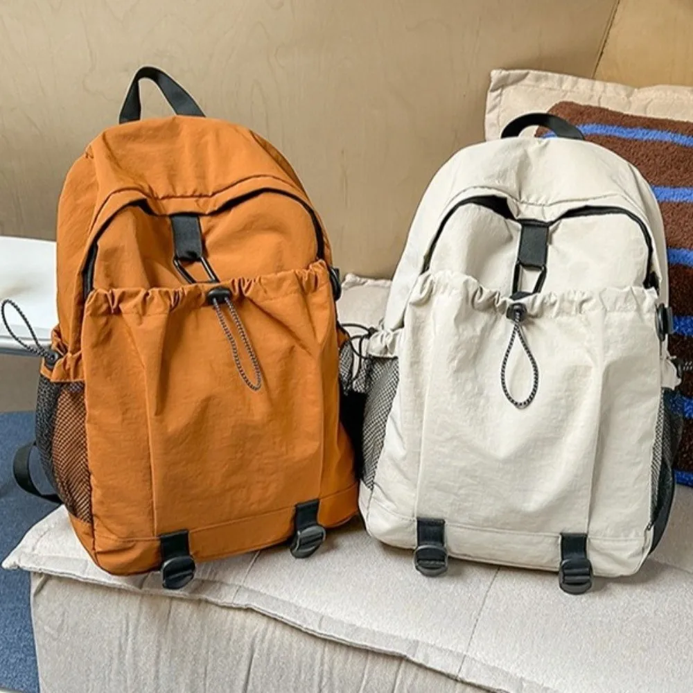 Fashion Multi-pocket Shoulders Backpack Adjustable Strap Large Capacity Travel Rucksack Casual Versatile Student Knapsacks
