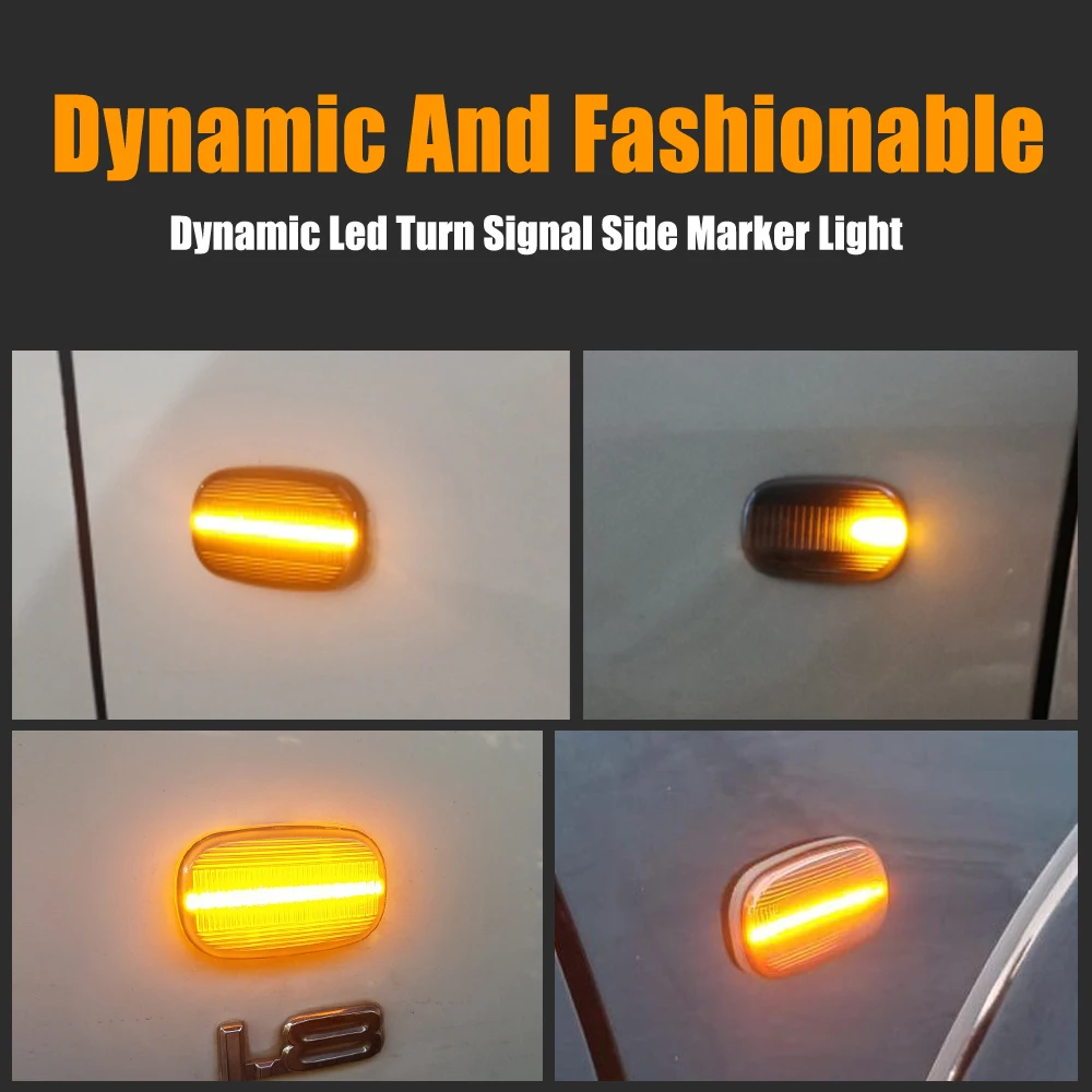 Dynamic LED Flashing Turn Signal Light Side Marker Lamp For Toyota Avensis Celica Corolla Caldina Camry Hilux Prius Verso Runx