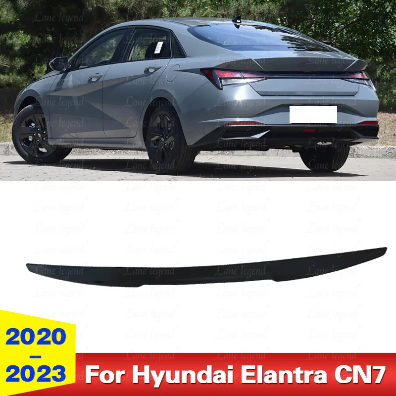 For Hyundai Elantra CN7 2020-2023 High Quality Car Rear Trunk Lid Spoiler Wings Exterior Tuning Upgrade Accessories Part