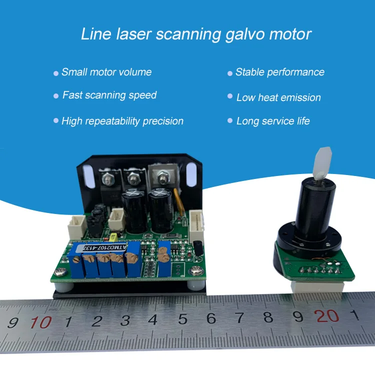 Professional New Design Mini X-ray Dental Scan Laser Galvo 1d Xray Line Laser Galvanometer Head