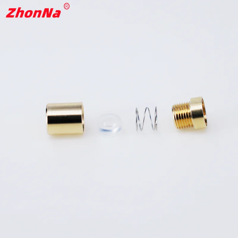 Laser Module Housing 6.5x10mm for TO5.6, Brass Shell Spring, Metal Collimating Lens 200-1100nm, DIY Optics LD Accessories