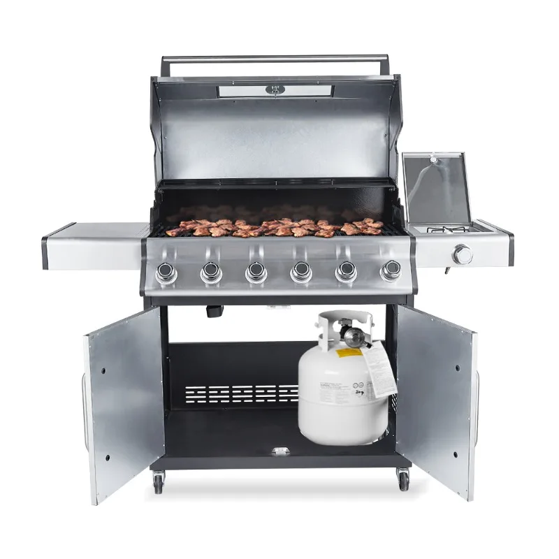 【Popular】Garden Commercial Multipurpose Grill Outdoor Smokeless Stainless Barbecue  BBQ Grill