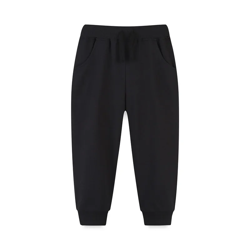 Jumping Meters 2-7T Fashion Solid Boys Girls Trouser Hot Selling Boys Girl Summer Toddler Clothes Drawstring Kids Sweatpants