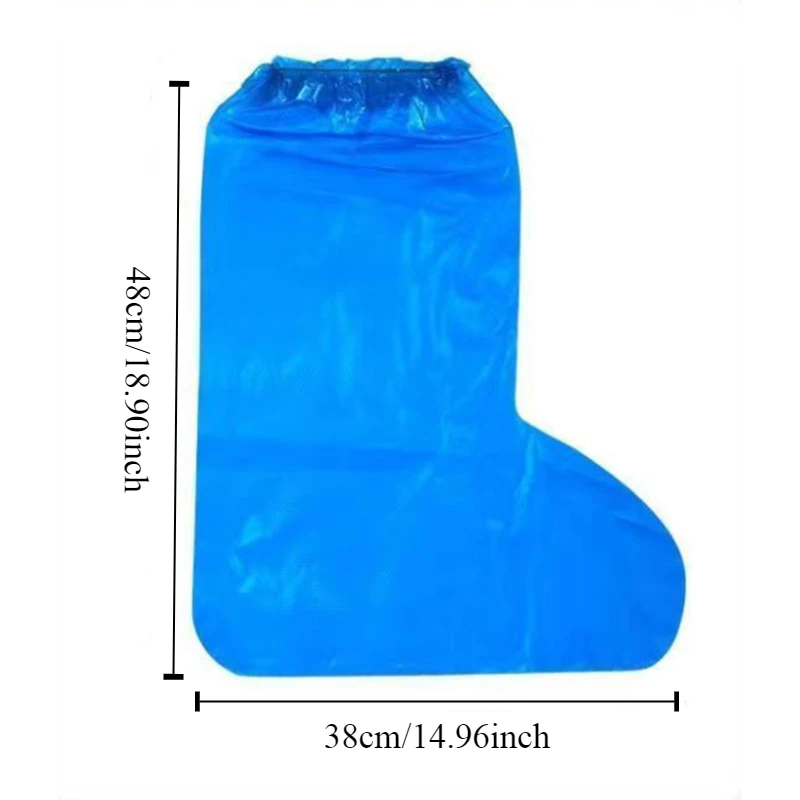 10/20pcs Waterproof Rain Shoe Covers Disposable Anti Slip Plastic Rain Shoe Covers Thickened Durable Portable Rainy Day Products