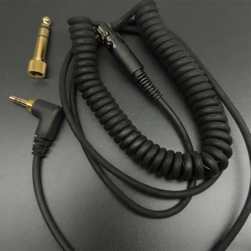 96BA Flexibles Anti-Tangle-Spiralkabel für professionelles HDJX10-Kopfhörerkabel – Detail 4